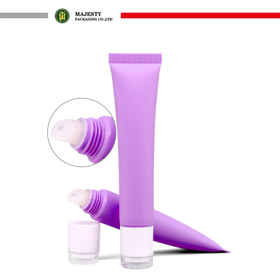 Lápiz labial de plástico vacío, brillo de labios, tubo de bálsamo labial PETG, tapón de rosca transparente, 10ml, 15ml, 30ml, embalaje cosmético para el cuidado de la piel