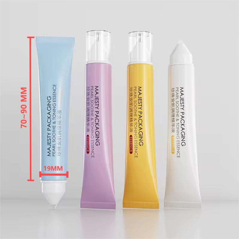 Aplicador cuentagotas de tubo exprimidor de PP personalizado para base y crema de ojos, aplicador de silicona líquida esencial para cosméticos