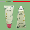 Sofisticado diseño de flores, tubo con tapa de plástico de 60-150ml, crema corporal única en forma de helado, humectante para manos, uso cosmético