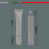 OEM y ODM Mini pequeños tubos de plástico blando de 10 ml PE con punta de silicona Punta de PE Brillo de labios Barra de labios Bálsamo labial Diseño de compresión