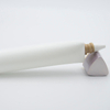 Tubo de compresión triangular con logotipo personalizado, embalaje vacío de 30mm, crema de lavado de cara, lápiz labial, 0,5mm de espesor, Material PP, tapón de rosca, protector solar