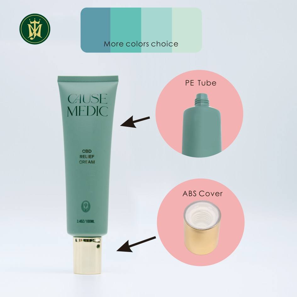Tubo cosmético de crema de manos personalizado, emulsión para el cuidado de la piel, tubos de plástico vacíos, venta al por mayor