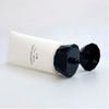 Tubo de plástico PE de compresión suave personalizado con tapa abatible para el cuidado de la piel, lavado de cara, limpiador facial, crema, loción, cosméticos, tipo champú