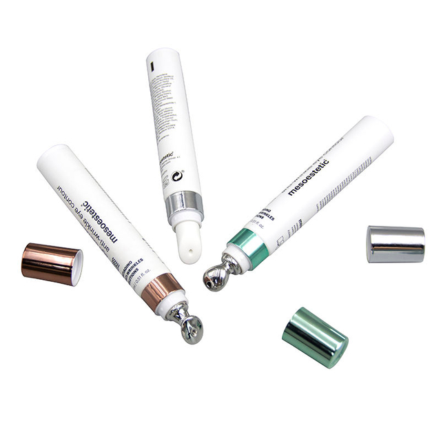 Embalaje de tubo de PE, aplicador de aleación de Zinc, tubo de crema de esencia, crema para labios y ojos, champú, máscara limpiadora, tubo de plástico, herramienta de masaje de cerámica