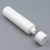 Tubo cosmético de plástico de fábrica para crema para ojos, mascarilla, protector solar, tubo exprimidor con embalaje con tapa abatible
