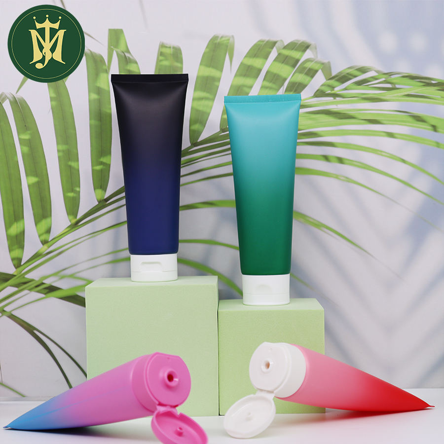 Tubos de plástico vacíos personalizados de 80 ml a 120 ml para envases de crema de manos cosmética y limpieza facial