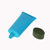 Tubo suave para el cuidado de la piel, envase de plástico, respetuoso con el medio ambiente, cosmético, tubo suave ovalado para crema de manos y cuidado de la piel con tapa abatible