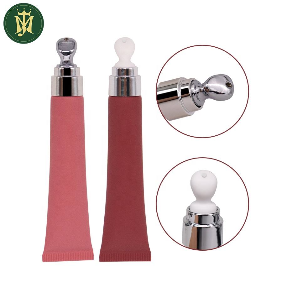Tubo de crema para ojos suave Cometic, personalizado, 10ml, 15ml, 20ml, cabezal de cerámica y aleación de Zinc, envases de manguera, tubos de plástico para uso cosmético