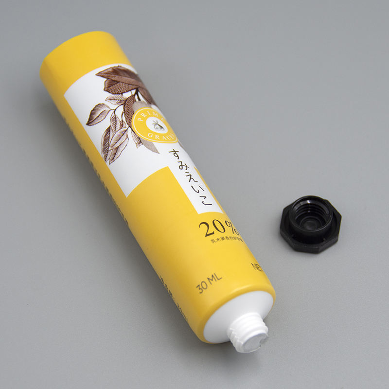 Tubos de papel de aluminio personalizados de 20g-100g para envases cosméticos suaves de crema de manos para limpiador facial con protección solar