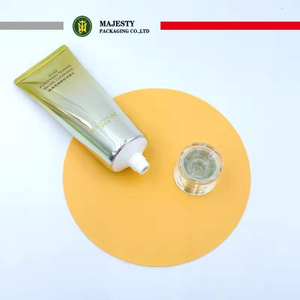 100g PE limpiador Facial crema de manos plástico suave tubo exprimidor tapa de tornillo protector solar ABS tapa de cristal tubo de lavado de cara cosméticos