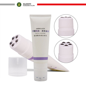 Tubo de bola de acero inoxidable cosmético, limpiador Facial, máscara de protección solar, masaje corporal para pérdida de peso, cuidado plasticonal hecho a mano