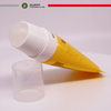 Rollo de tubo de plástico cosmético en tubos con aplicador de bola única grande, plástico para uso en cuidado personal