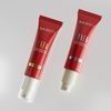 Tubo cosmético de embalaje de líquido protector solar BB, base exprimible vacía personalizada con bomba sin aire para el cuidado de la piel y crema para los ojos