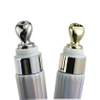 ABL-tubo exprimidor con cabeza de tornillo de aleación de Zinc, 19mm, 10ml, 15ml, 20ml, tapa cromada para aplicador cosmético de barra de labios y crema para ojos