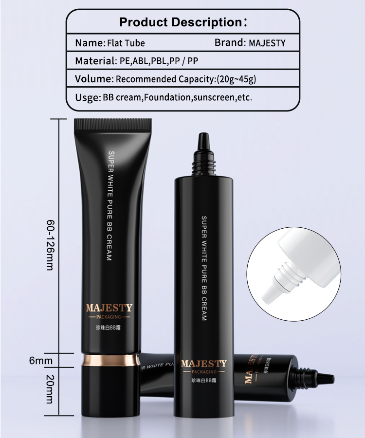 Embalaje de tubo cosmético