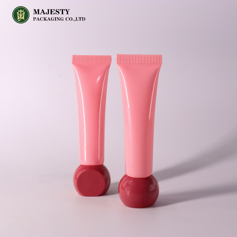 Material de metro de tubo cosmético con brillo de labios de PETG bola vacía