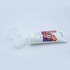 Tubo vacío personalizado de protector solar y champú, tubo de plástico PE de 60-150 ml para limpiador facial con tapa superior abatible