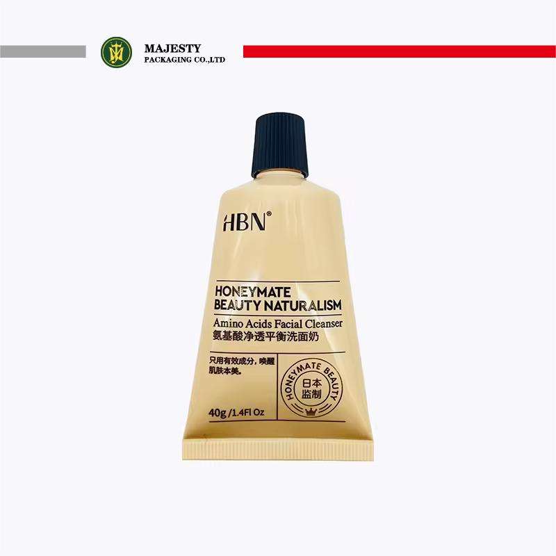 Tubo cosmético de plástico personalizado, cremas para el cuidado de la piel, contenedor de crema suave vacío, tapón de rosca, crema facial personalizada, loción base