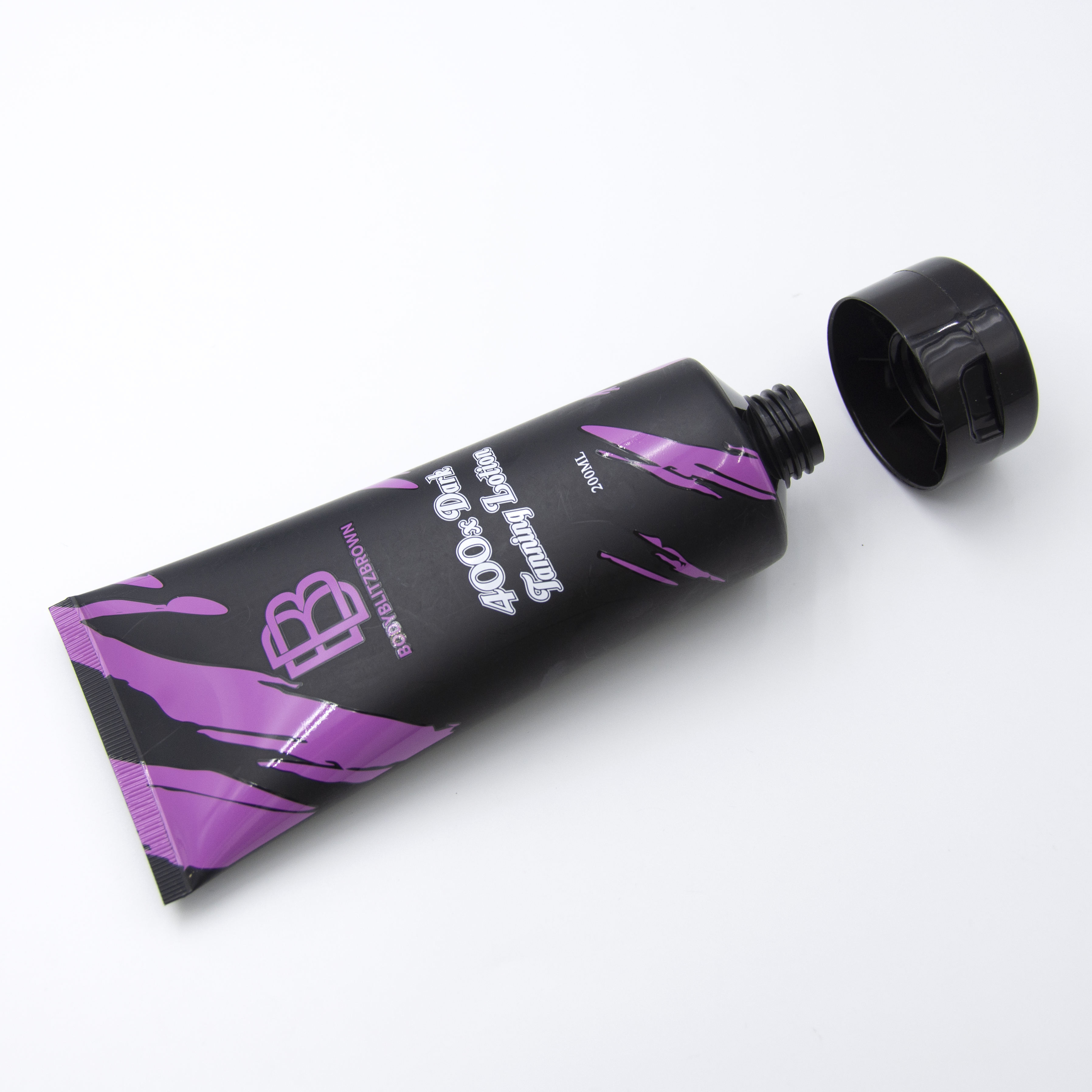 Envases de tubos cosméticos de plástico, champú, acondicionador, loción corporal, tubo redondo de plástico PE, envases de tubos de plástico de compresión suave
