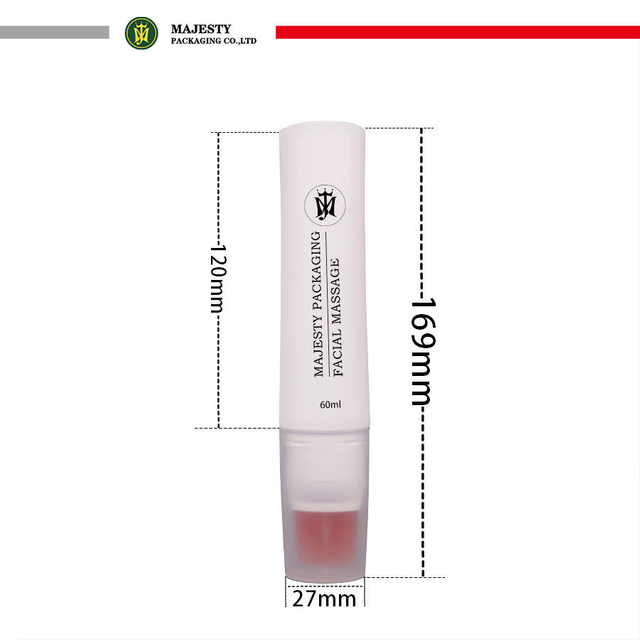 Envases de tubos de plástico, envases cosméticos para el cuidado de la piel, limpiador facial, mascarilla, aplicador plano de silicona, envases de tubos para el cuidado de la piel