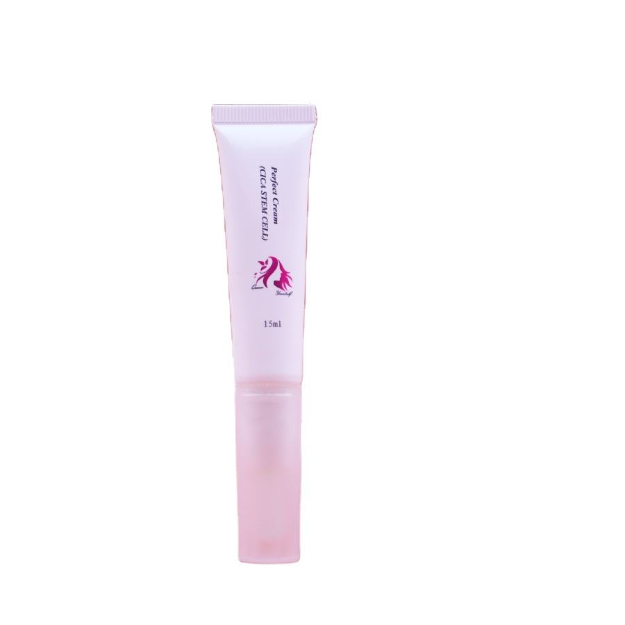 Tubo cosmético de plástico, tubo de rubor líquido para lápiz labial con aplicador de cepillo suave, tubo cosmético de pequeño volumen de 10ml, 15ml y 30ml