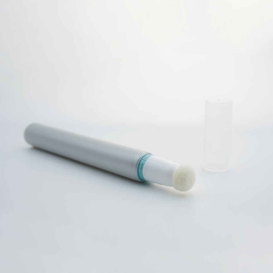 Tubo de plástico de pequeño volumen, embalaje de 5ml, 10ml, 15ml, colorete líquido, tubo corrector líquido, aplicador de cepillo de esponja suave, tubo cosmético