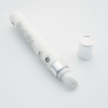 Personalizado de 19 mm de diámetro. Tubo de crema para ojos vacío, 10ml, 15ml, 20ml, embalaje superior de cerámica de masaje de plástico con aplicador de placa de cerámica