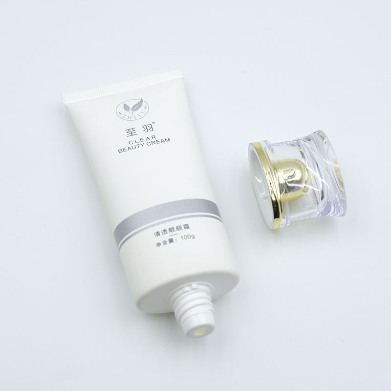 Tubo de plástico de compresión suave OEM120ml para loción corporal, champú limpiador y protector solar con tapa de rosca, esencial para lavado de cara cosmético