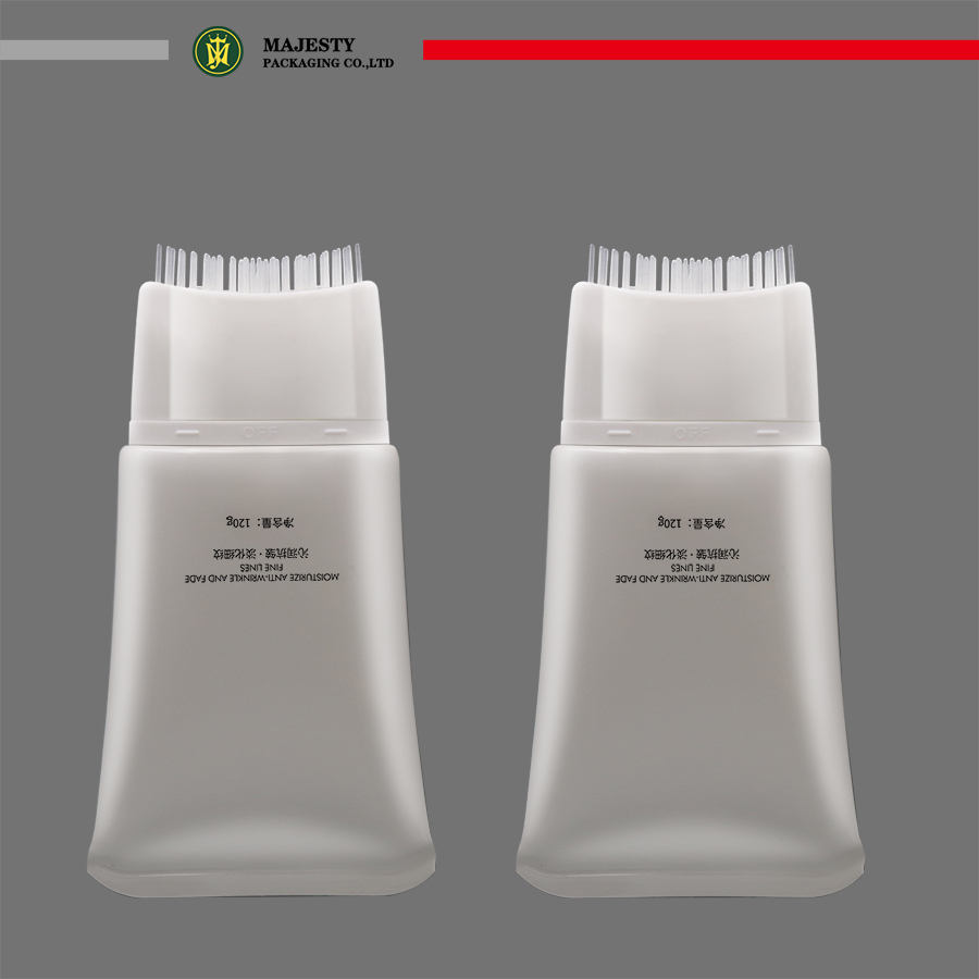 Tubos de plástico personalizados de 100ML-150ML para embalaje para el cuidado del cuero cabelludo, diseño extruido premium