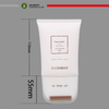 Rodillo de masaje, tubo de plástico de 100ml, 150ml, tubo cosmético de plástico ovalado, tubo de loción corporal para el cuidado de la piel, aplicador de silicona con interruptor