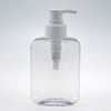 Bomba de Gel de ducha vacía de 150ml y 300ml, botella de plástico HDPE, embalaje cuadrado plano, botellas de champú y acondicionador para cabello