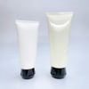 Tubo de plástico PE de compresión suave personalizado con tapa abatible para el cuidado de la piel, lavado de cara, limpiador facial, crema, loción, cosméticos, tipo champú