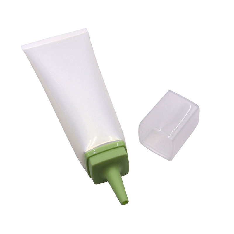 Tubos plásticos del apretón del PE de la boca larga del OEM para los tubos plásticos de empaquetado del acondicionador del gel del cabello del champú