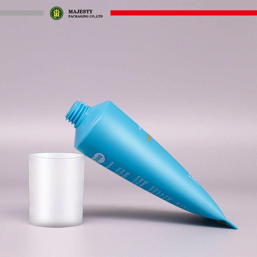 Tubo de plástico personalizado, tubos de limpiador facial de 20g-50g con cubierta de tornillo, embalaje de tubo de suero para el cuidado de la piel