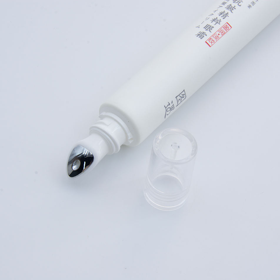 Tubo PBL vacío personalizado para el cuidado de los ojos con aplicador de masaje de Gel crema lápiz labial tipo cosmético etiquetado de materiales manipulación de superficies