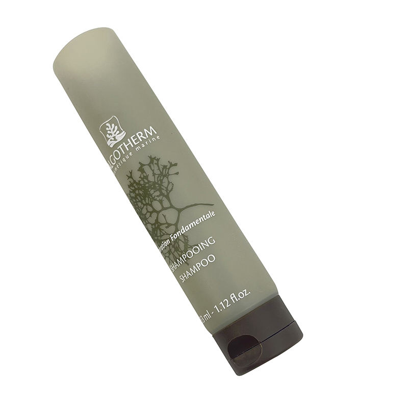 Tubo exprimidor de PE vacío OEM para protector solar y envases de cosméticos faciales, acabado mate con tapa abatible para champú y acondicionador