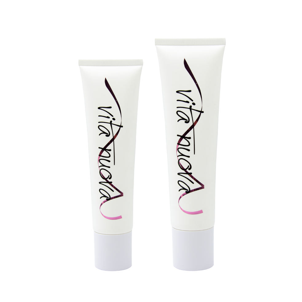 Tubo de plástico cosmético mate con logotipo personalizado para protección solar, crema facial, cuidado de la piel, loción corporal, embalaje, tubo de crema de manos con tapón de rosca