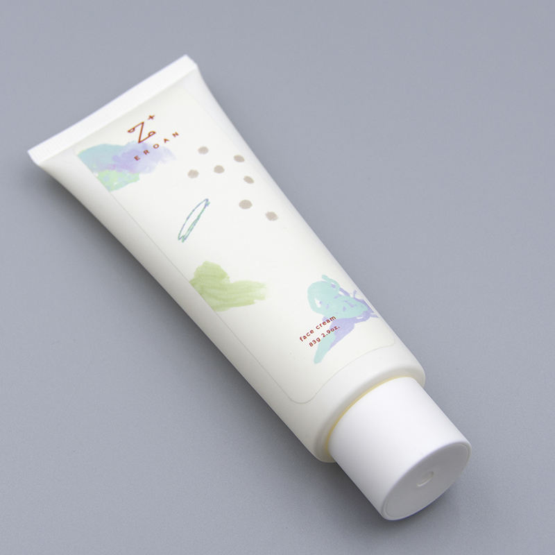 Tubo de plástico suave personalizado para lavado de cara y loción, embalaje de crema de manos con cubierta superior giratoria, diseño personalizado