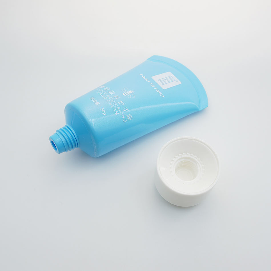 Tubos cosméticos de plástico vacíos personalizados de 50 ml con tapas de bola redondas Envases de crema de manos para productos para el cuidado de la piel y mascarillas faciales Rímel