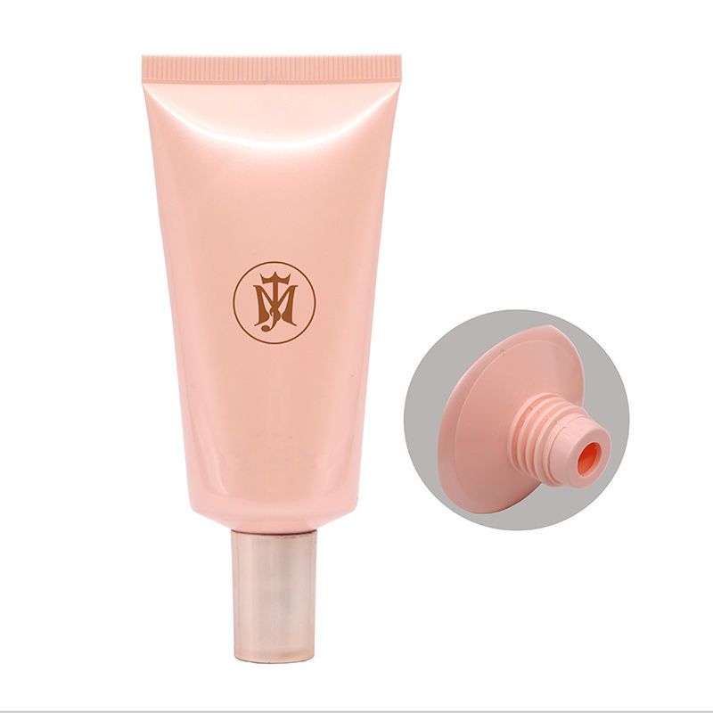 Tubos de plástico personalizados para protección solar, 40g-80g, con tapa de tornillo para base BB, líquido, cuidado de la piel, suero, mascarilla facial, tubos de embalaje