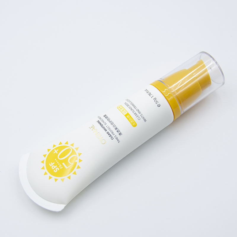 Tubos de plástico personalizados para envases de cosméticos Crema con bomba sin aire BB CC Loción para base y limpiador en crema para ojos Colores surtidos