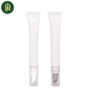 Tubo cosmético para apretar labios, punta de Metal de aleación de Zinc de 10ml a 25ml, masaje de ojos, embalaje de plástico para suero para pestañas, apretar labios