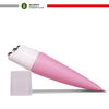 Tubo de bola de rodillo, tubo aplicador de masaje vacío suave, plástico cosmético de acero inoxidable, personalizado, D50mm, 5 colores personalizados gratis
