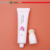 Tubo de brillo de labios vacío de plástico PE, 10ml, cojín de aire flocado, cabezal de esponja de esmalte de labios, tubo de embalaje cosmético, superficie de impresión Offset