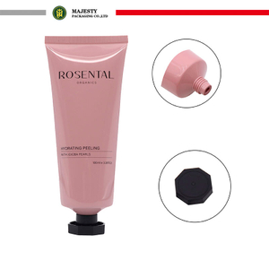 Tubo octogonal plástico del apretón suave del OEM para el empaquetado del tubo de la crema de manos y del suero del ojo del limpiador del cuidado de la piel