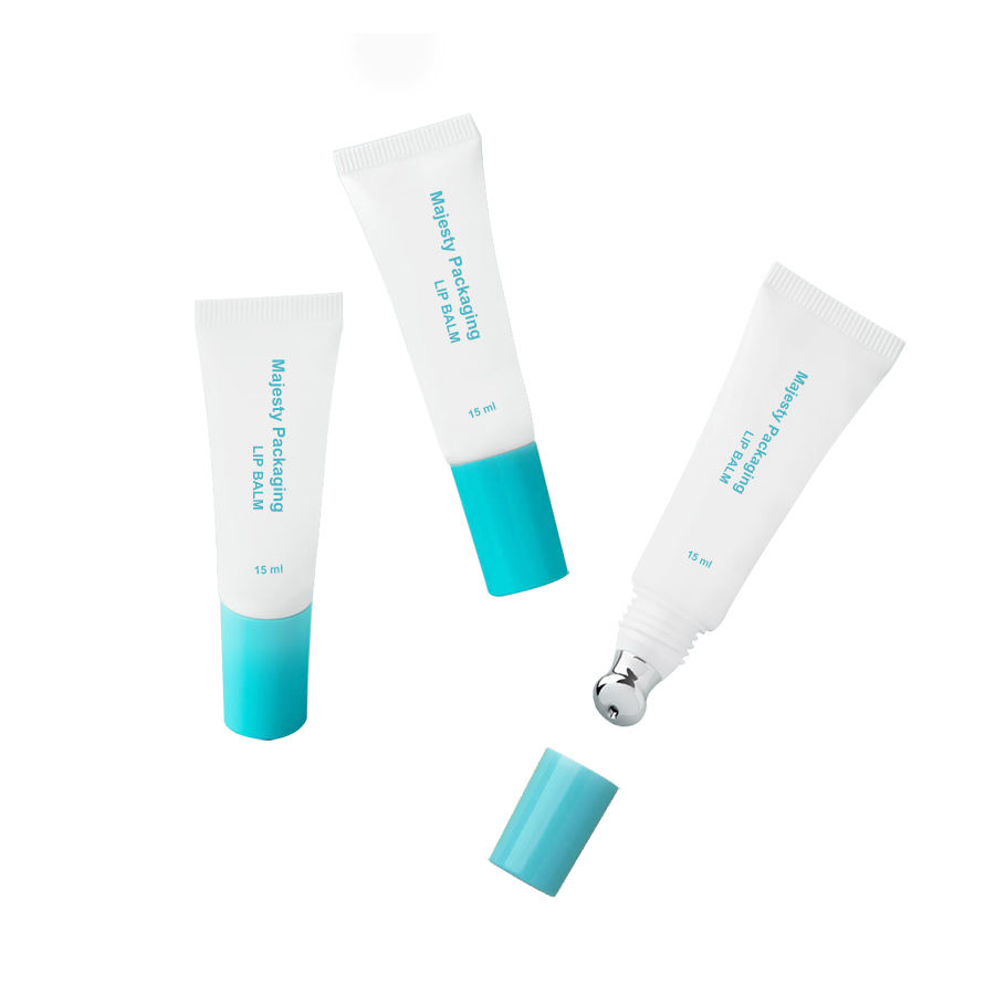 Tubo cosmético para apretar labios con punta de Metal, tubo de plástico para masaje ocular de aleación de Zinc, embalaje para suero para pestañas, 10 Ml a 25 Ml