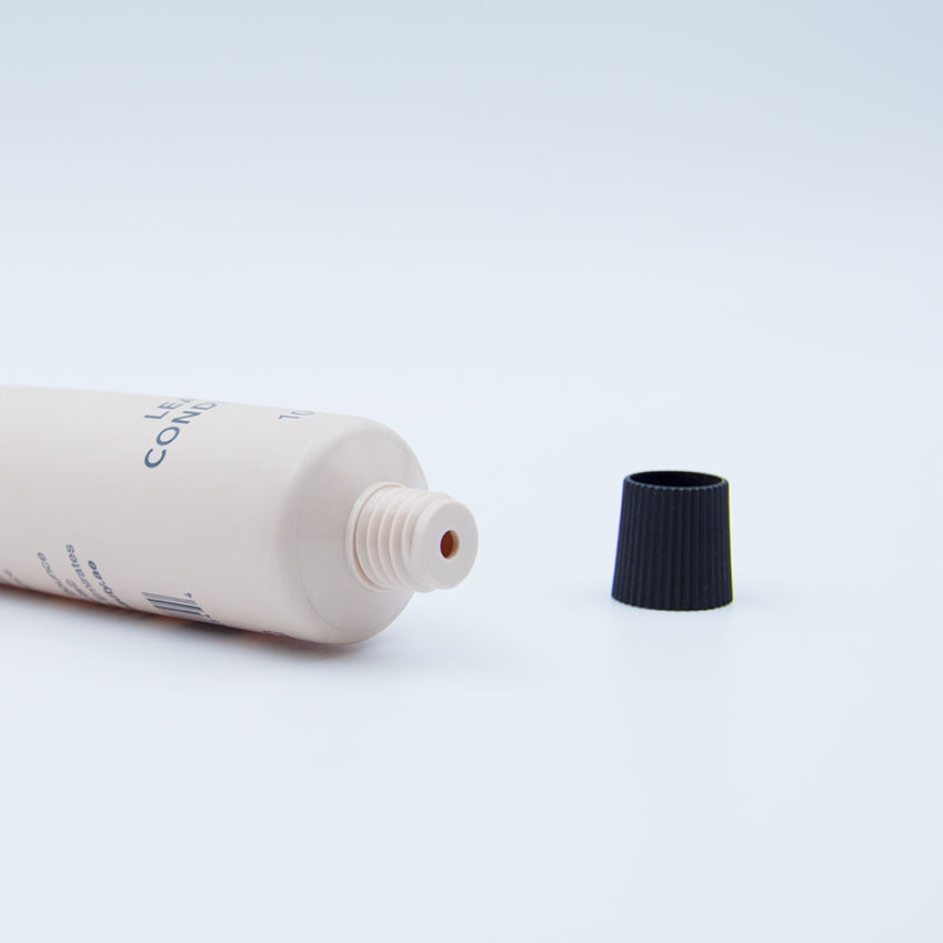 Tubo cosmético de plástico recargable, vacío, suave, delgado, personalizado, 100ml, para tubo de pasta de dientes, tubo de crema de manos, embalaje para cuidado de la piel