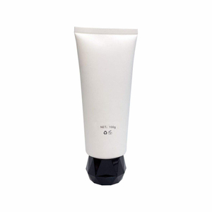 Envases de plástico blanco personalizado, tubo cosmético de crema PE como material, tubo de embalaje de mascarilla para el cuidado de la piel, loción y protector solar