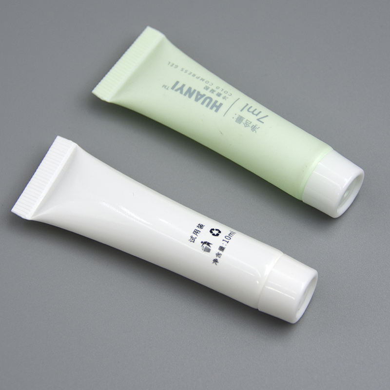 Muestras vacías cosméticas de plástico del tubo del apretón del logotipo personalizado para la máscara limpiadora del gel de la crema facial de la base de la protección solar