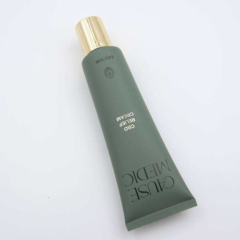 Tubo cosmético de plástico blando de gran oferta con tapa de rosca, loción corporal, crema facial, tubo exprimidor, superficie serigrafiada